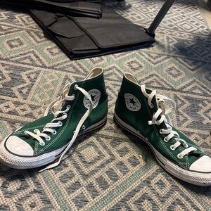 Converse Kids High-Top Sneakers - Forest Green